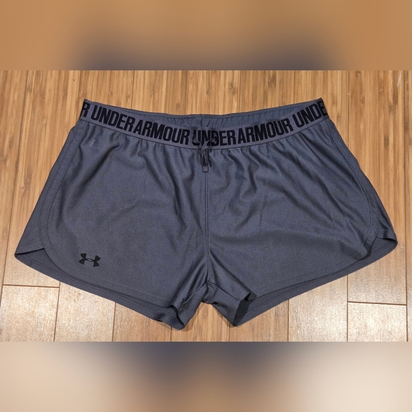 NWOT Under Armour Gray Athletic Shorts Lightweight Performance - Picture 1 of 5